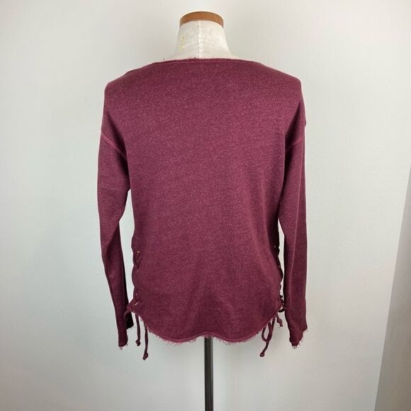 Sundry ‘Shine’ Lace Up Pullover - Picture 6 of 7